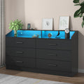 6 Drawer Dresser with Power Outlet B280