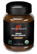 Instant Espresso Coffee, Organic Medium Roast Arabica, 1.76oz Jar F47488