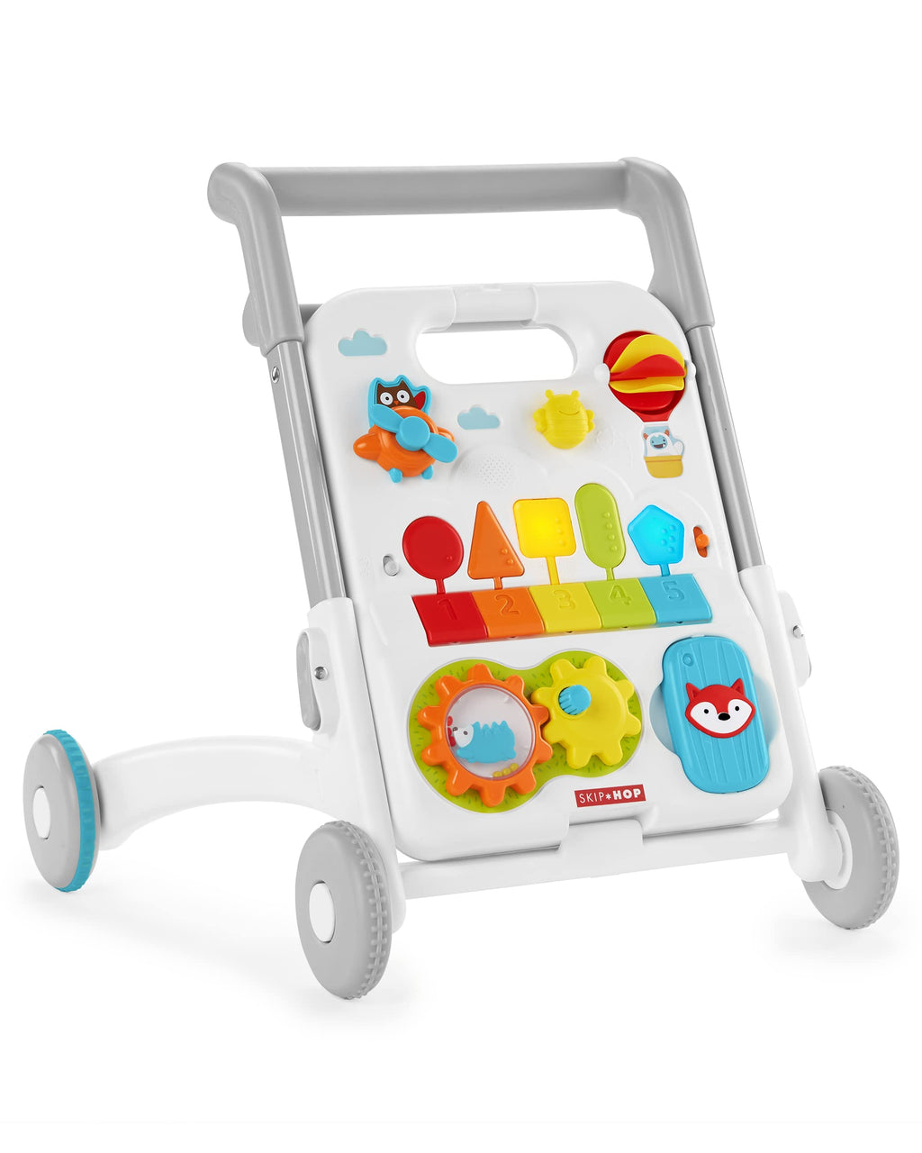 4-in-1 Sit to Stand Baby Walker with 40+ Activities F743562
