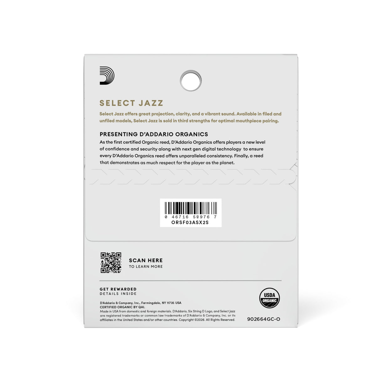 Alto Sax Reeds 2 Soft 3-Pack C938