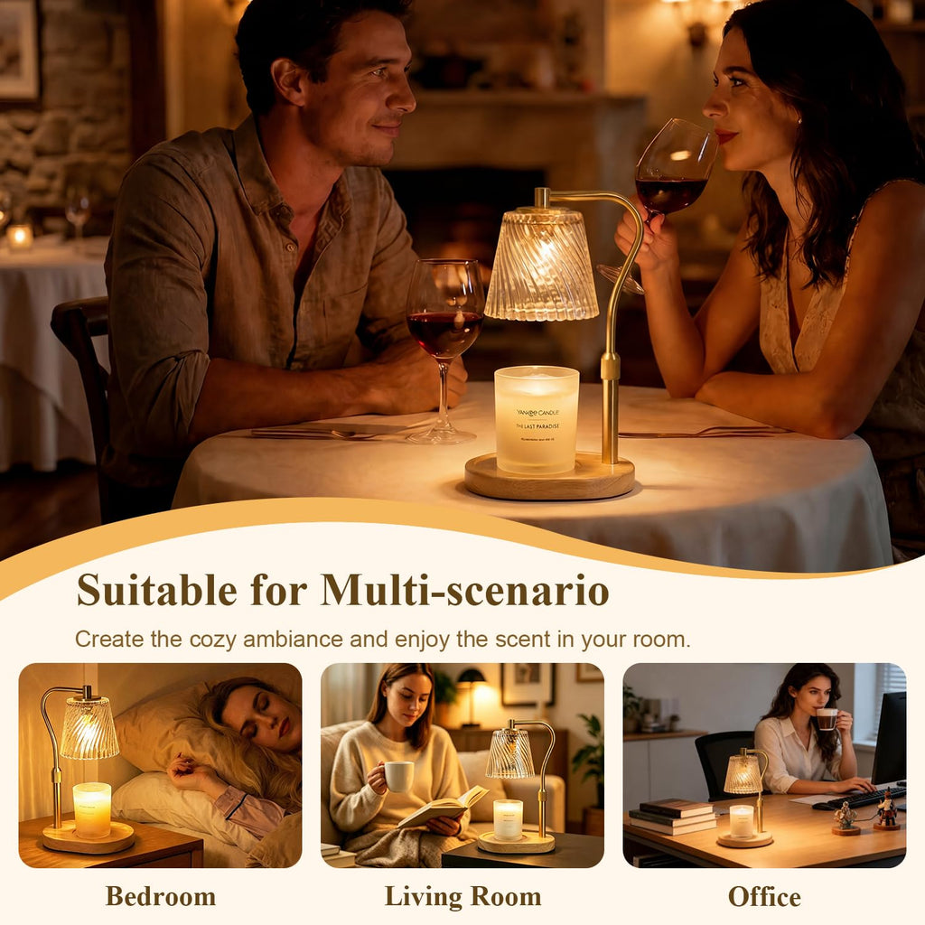 Candle Warmer Lamp with Timer and Dimmable X216086