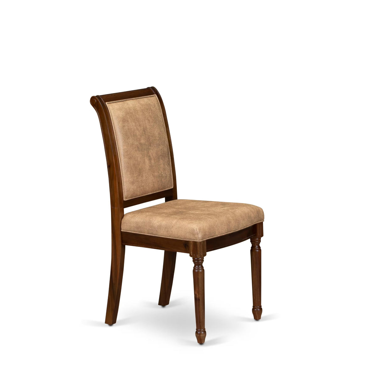 9 Piece Dining Table Set with 8 Beige Fabric Chairs N2361