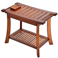 24" 2-Tier Teak Shower Bench G512