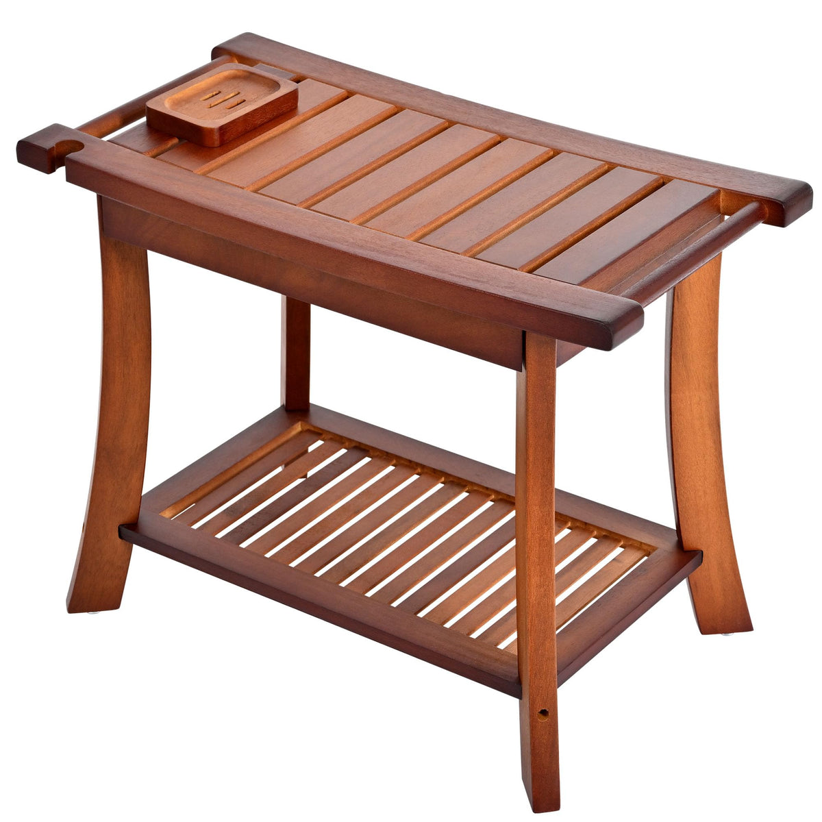 24" 2-Tier Teak Shower Bench G512