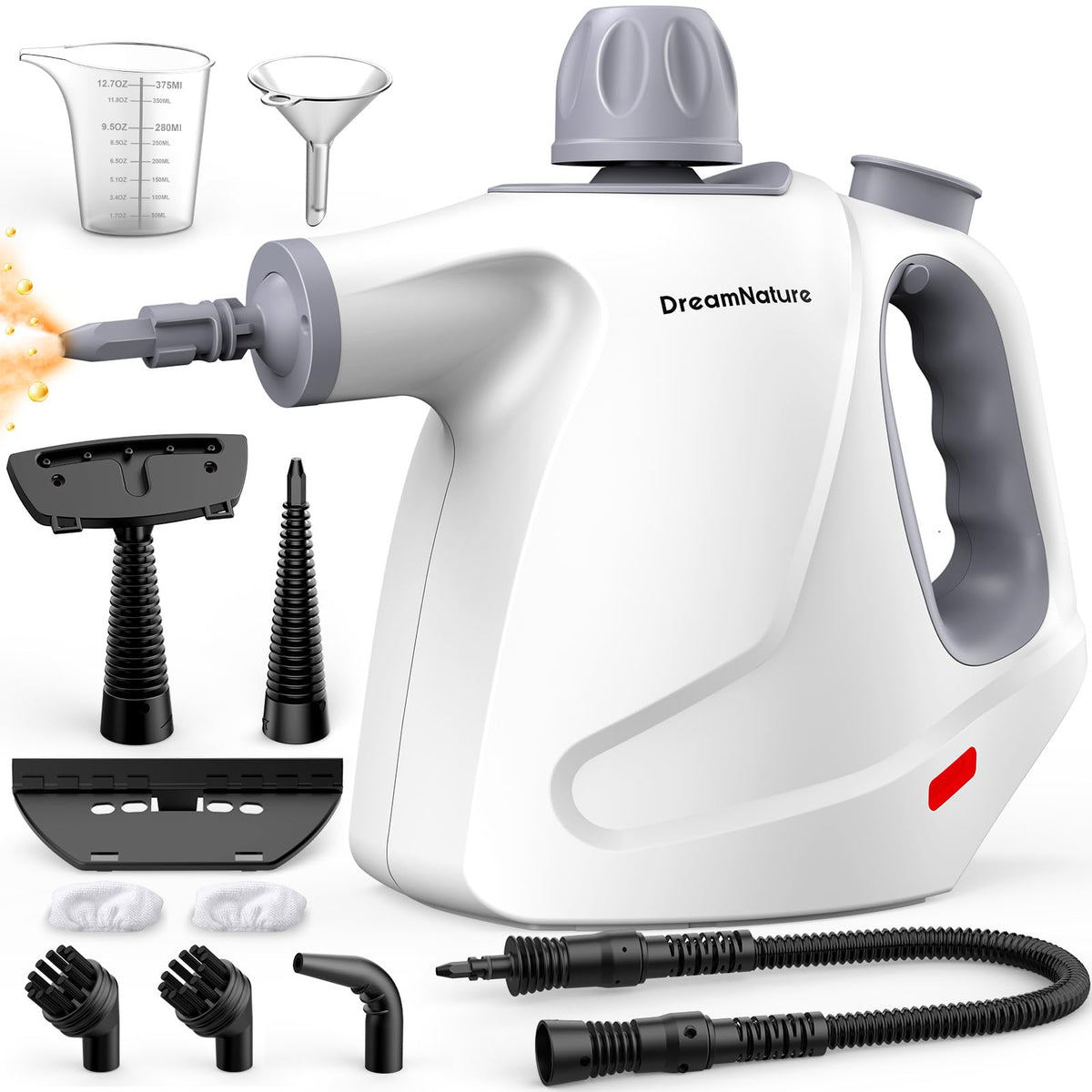 Handheld Pressurized Steam Cleaner with 11-Pieces Accessories Q147
