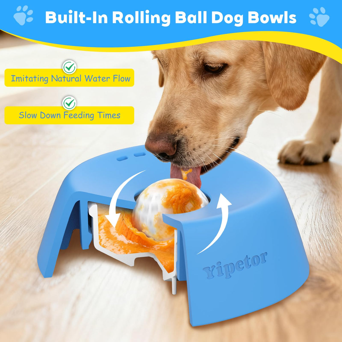 Dog Lick Bowl Slow Feeder Puzzle Toys Z67859