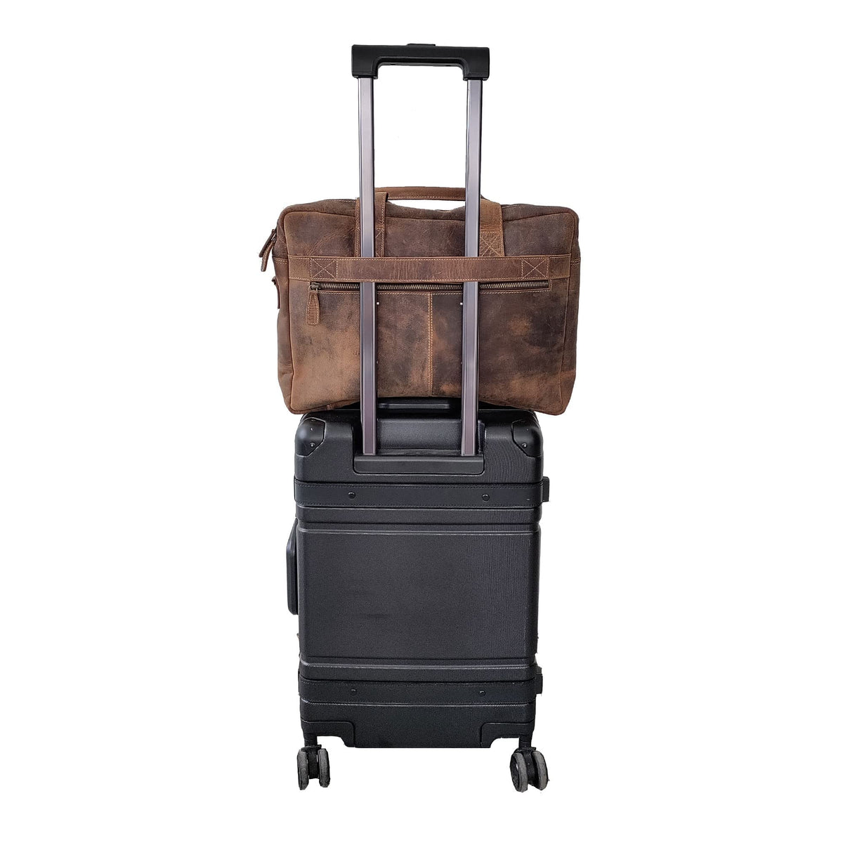 18 Inch Leather Laptop Messenger Bag U867