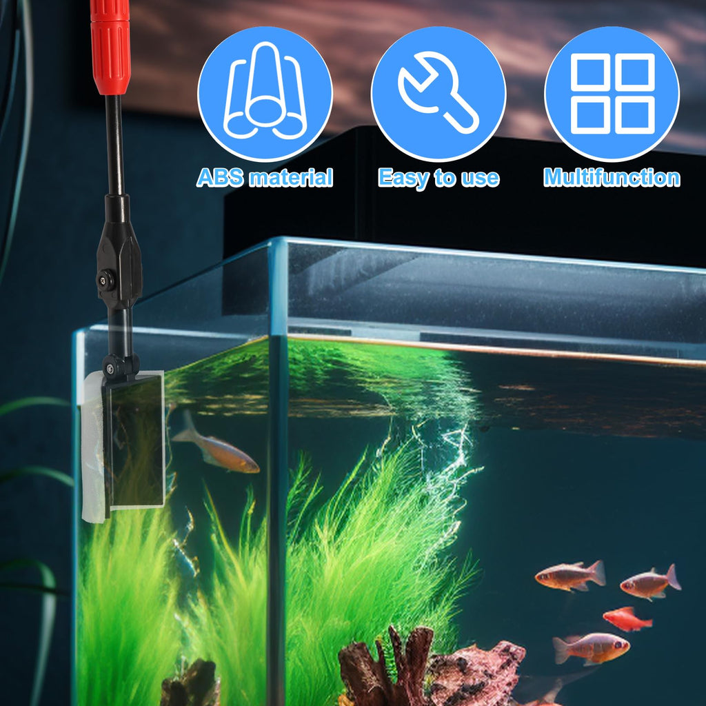 6 in 1 Aquarium Cleaning Kit with Adjustable Handle M31417
