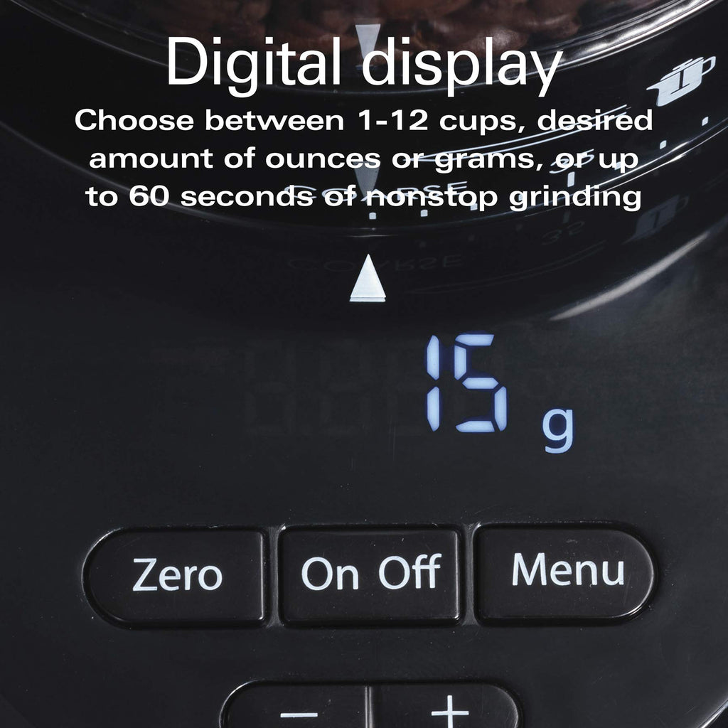 Stainless Steel Conical Burr Digital Coffee Grinder H31877