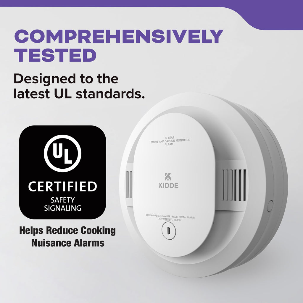 Smoke & Carbon Monoxide Detector, 10-Year Battery, 2 Pack X46494