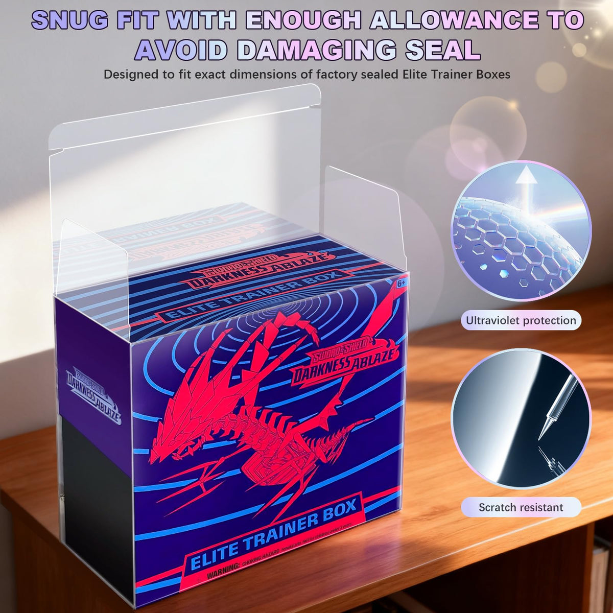 UV-Blocking Plastic Display Case K1933