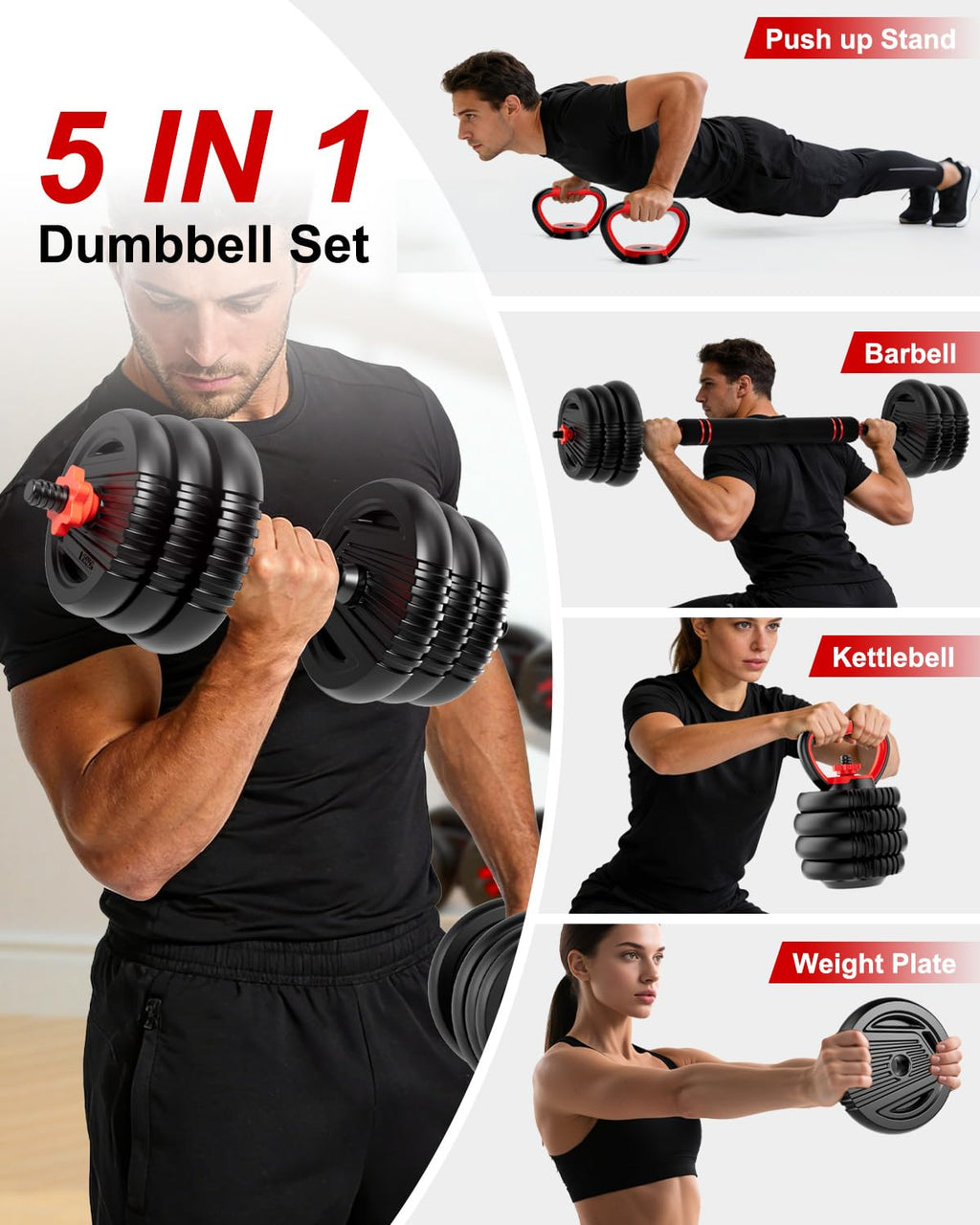 Adjustable Dumbbell Free Weight Set I70529