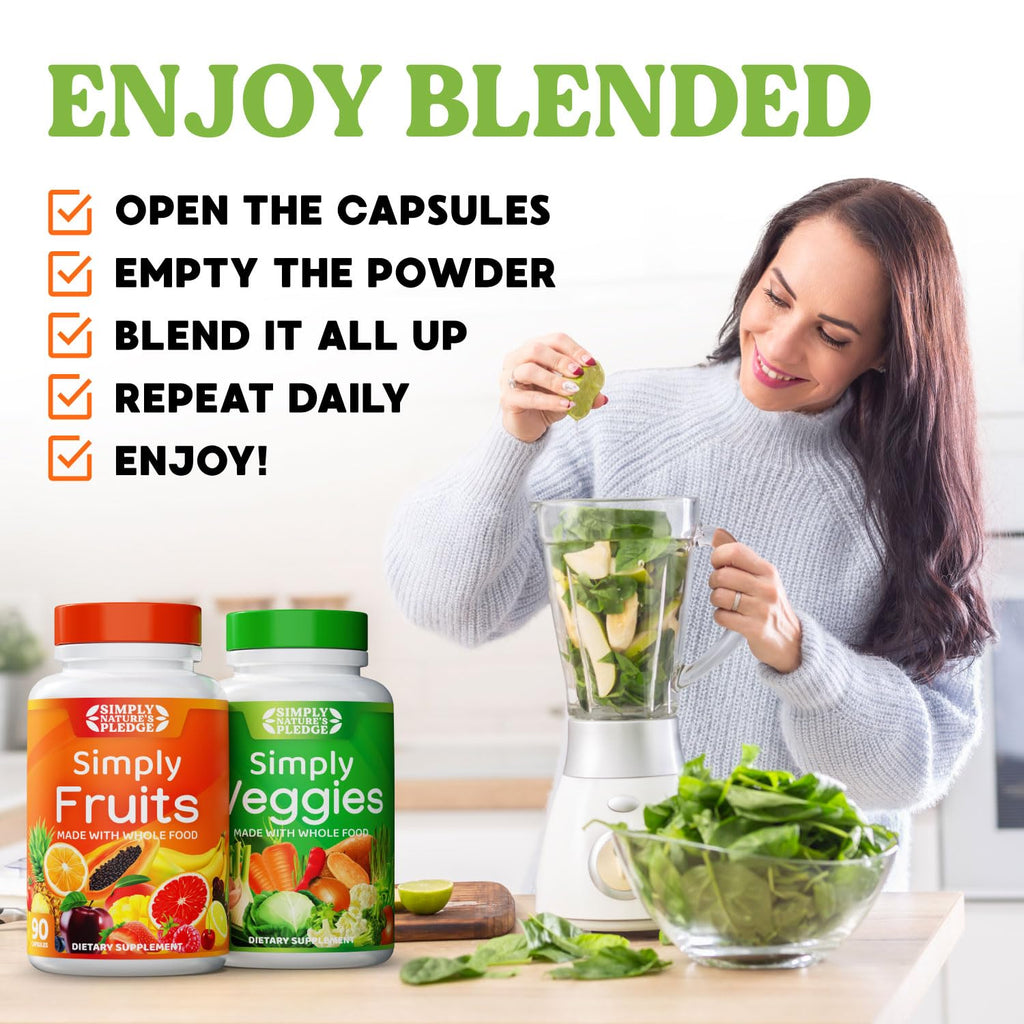 Fruits & Vegetables Supplement, 540 Capsules, 6-Pack S4888