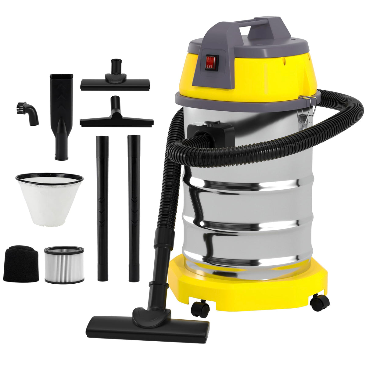 10 Gallon 8 Peak Hp Wet/Dry Shop Vacuum with Attachments S68643