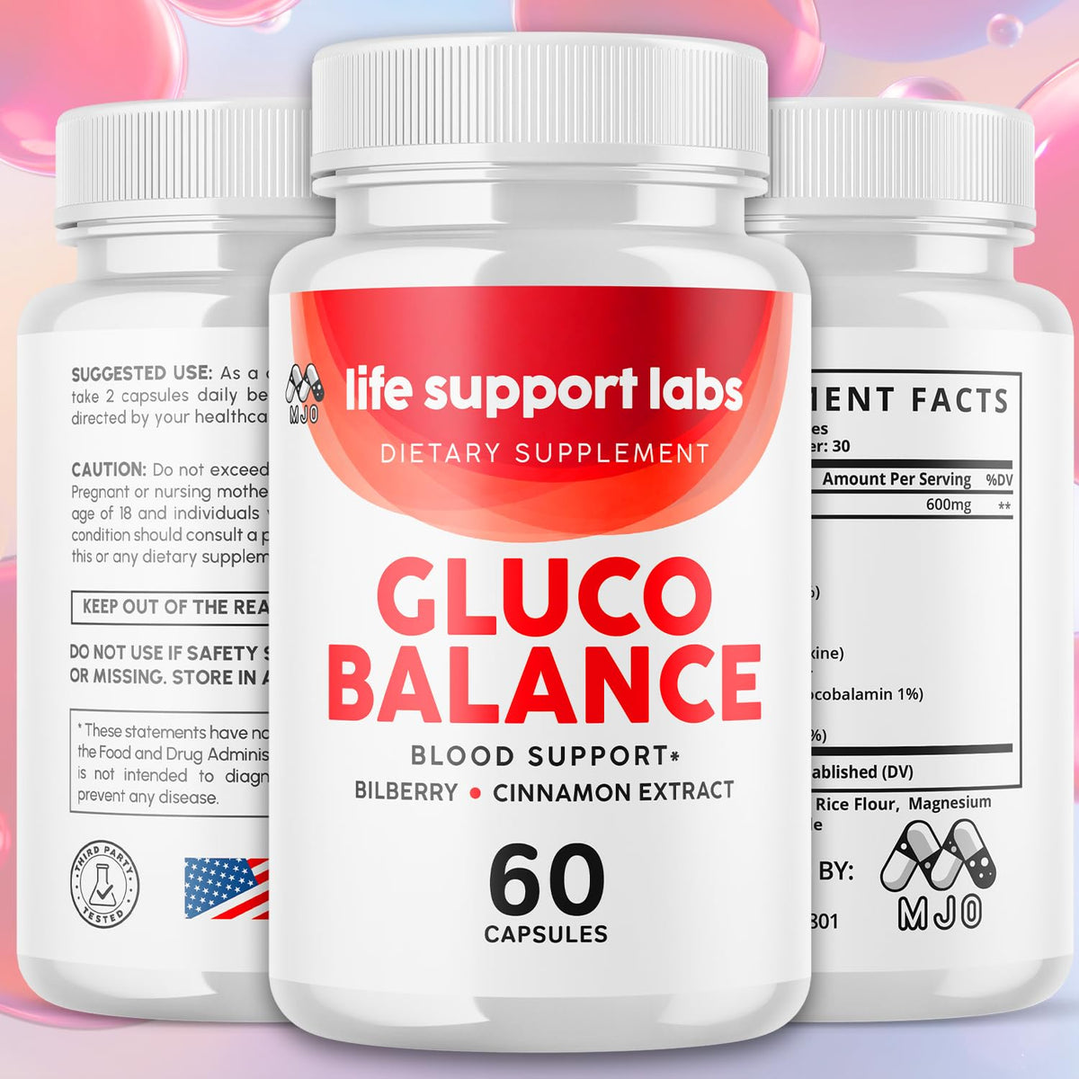 3 Pack 180 Capsules Blood Health Pills R741886