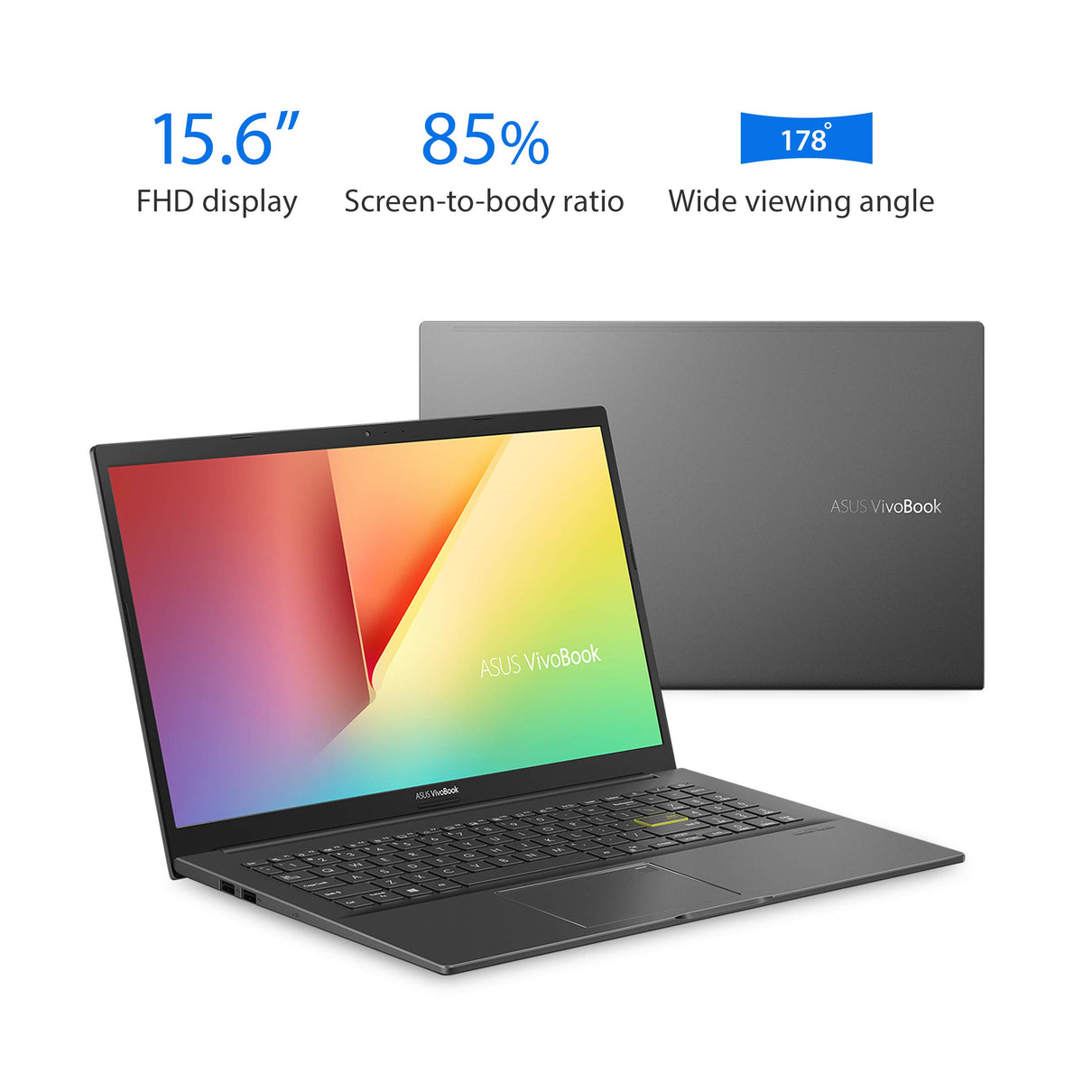 15.6” FHD Thin and Light Laptop, AMD Ryzen 5, 8GB RAM, 512GB SSD I486