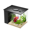 Betta Fish Tank 1 Gal Acrylic Nano Aquarium Kit Black G28069