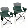 Oversized 2 Pack Heavy Duty Padded Camping Chair with Cooler Bag R540392