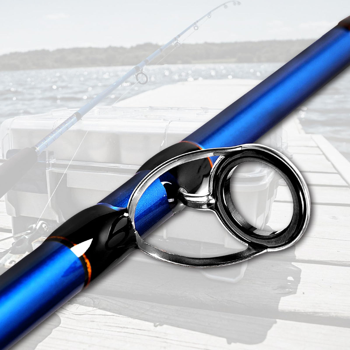 2-Piece Saltwater Spinning Fishing Rod Y178246