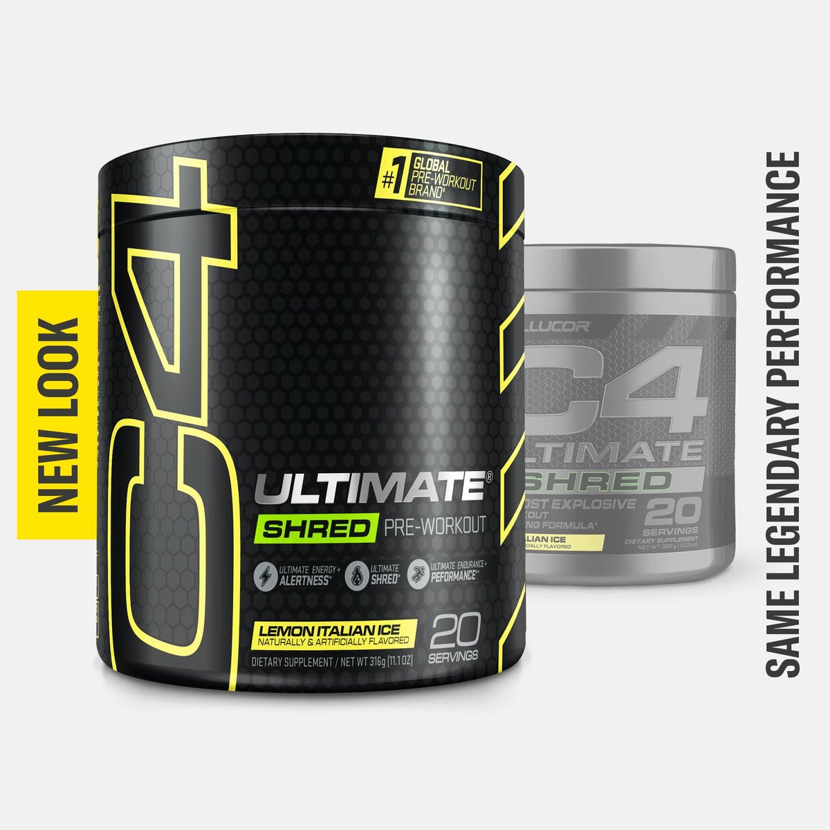 Pre Workout Powder Fat Burner Supplement With Ginger Root Extract 20 Servings K907039