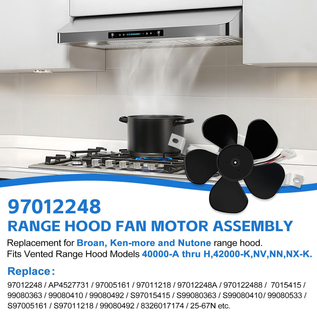 Range Hood Fan Motor Replacement Kit D462