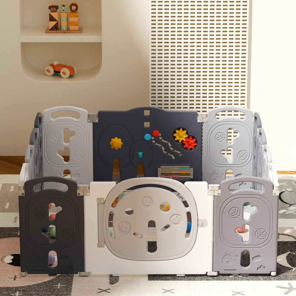 Foldable Portable 14 Panel Baby Playpen V559255