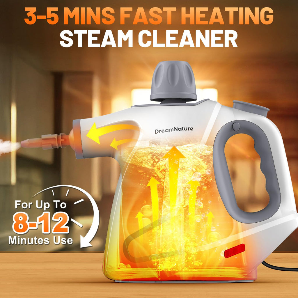 Handheld Pressurized Steam Cleaner with 11-Pieces Accessories Q147