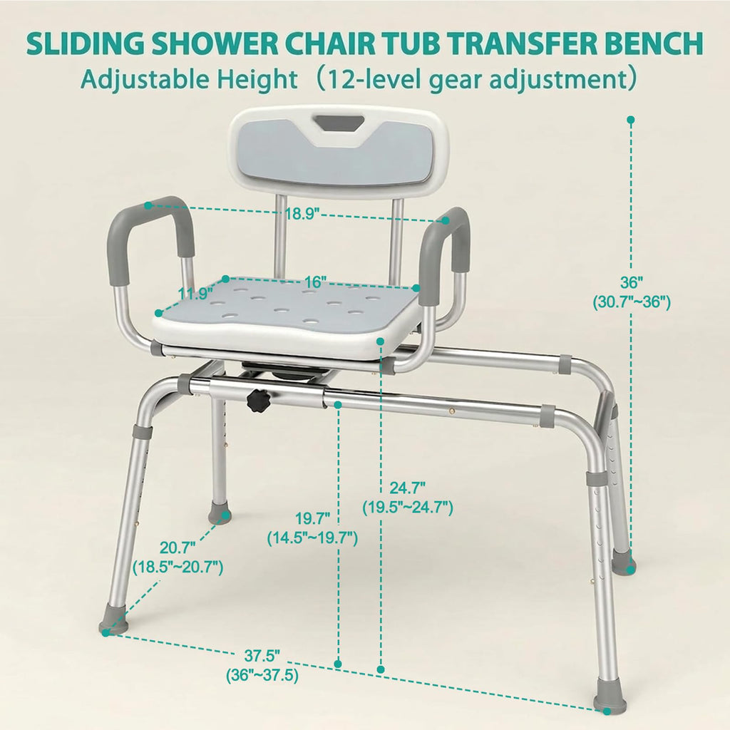 Tub Transfer Bench with Swivel Seat B15657