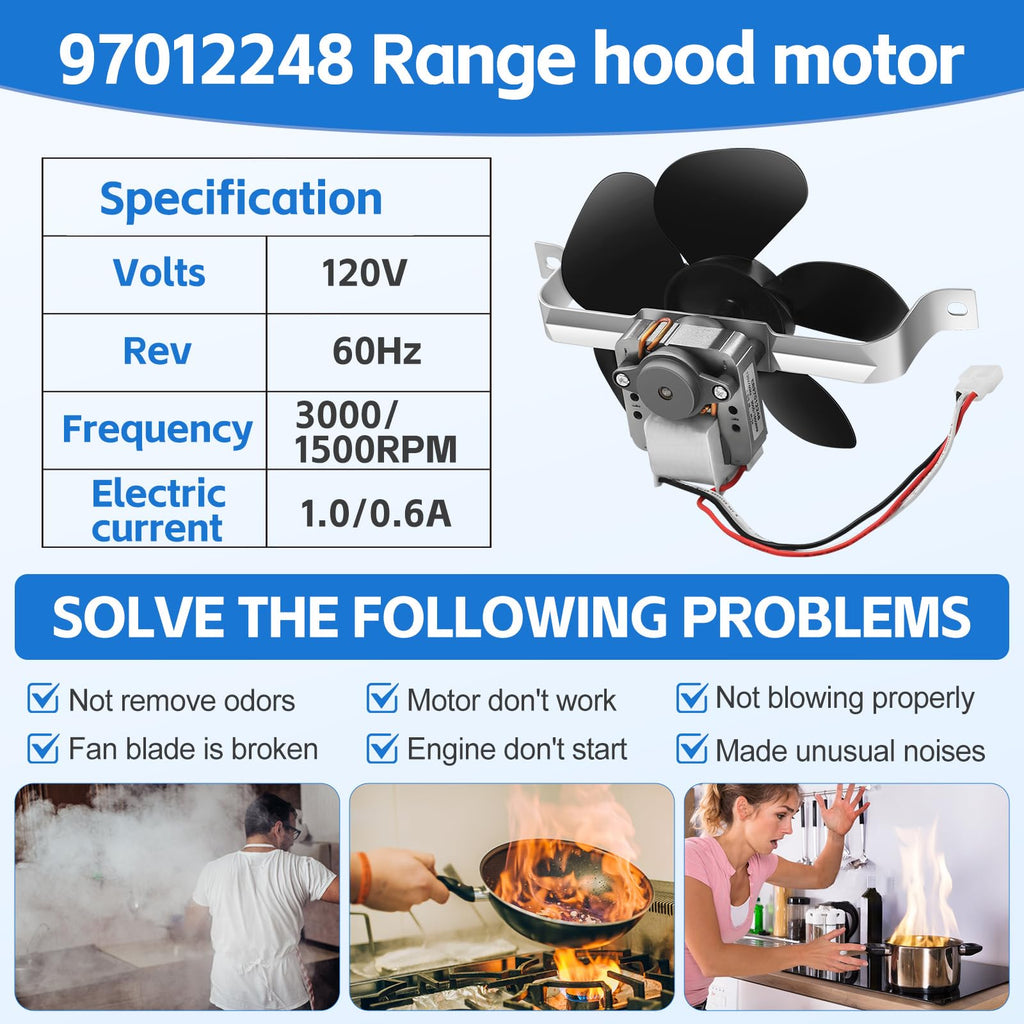 Range Hood Fan Motor Replacement Kit D462