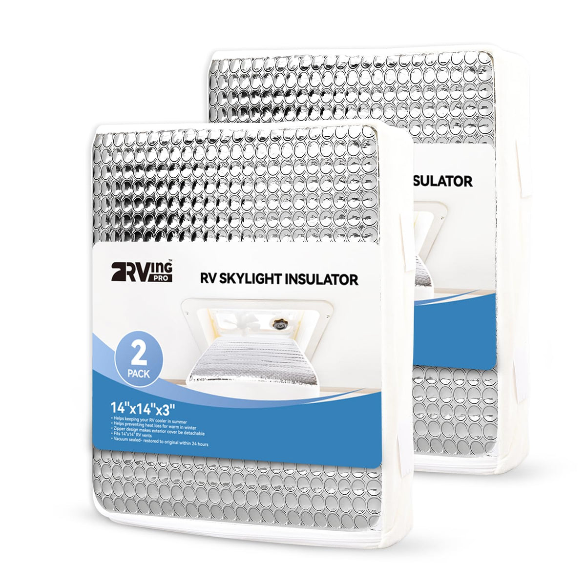 2 Pack 14"x14" RV Vent Insulator N1892