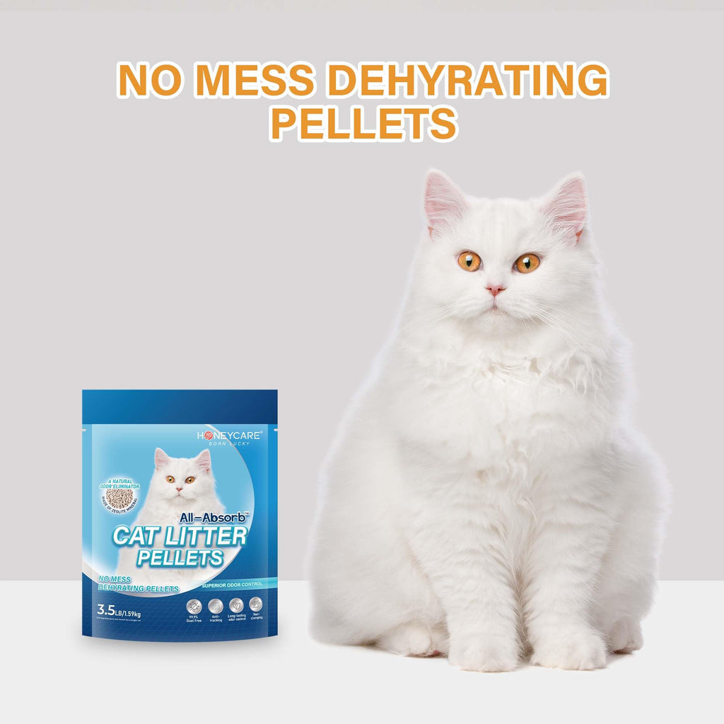 Cat Litter Pellets, Zeolite, 3.5 Lbs W6703