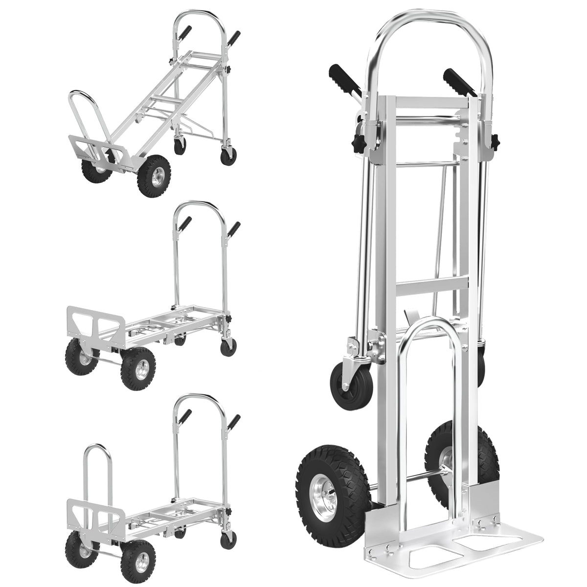 4 in 1 Stainless Steel Folding Hand Truck Dolly Y7303