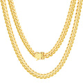 14k Yellow Gold Cuban Link Chain Necklace L89099
