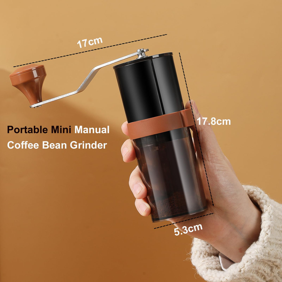 Manual Ceramic Burr Coffee Grinder B323