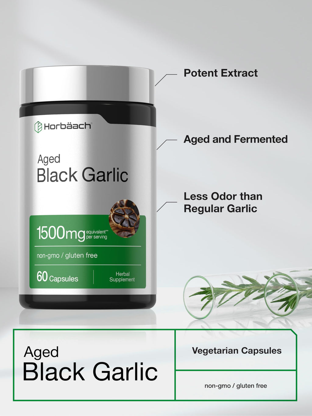 Aged Garlic Extract Capsules 60 Count I384