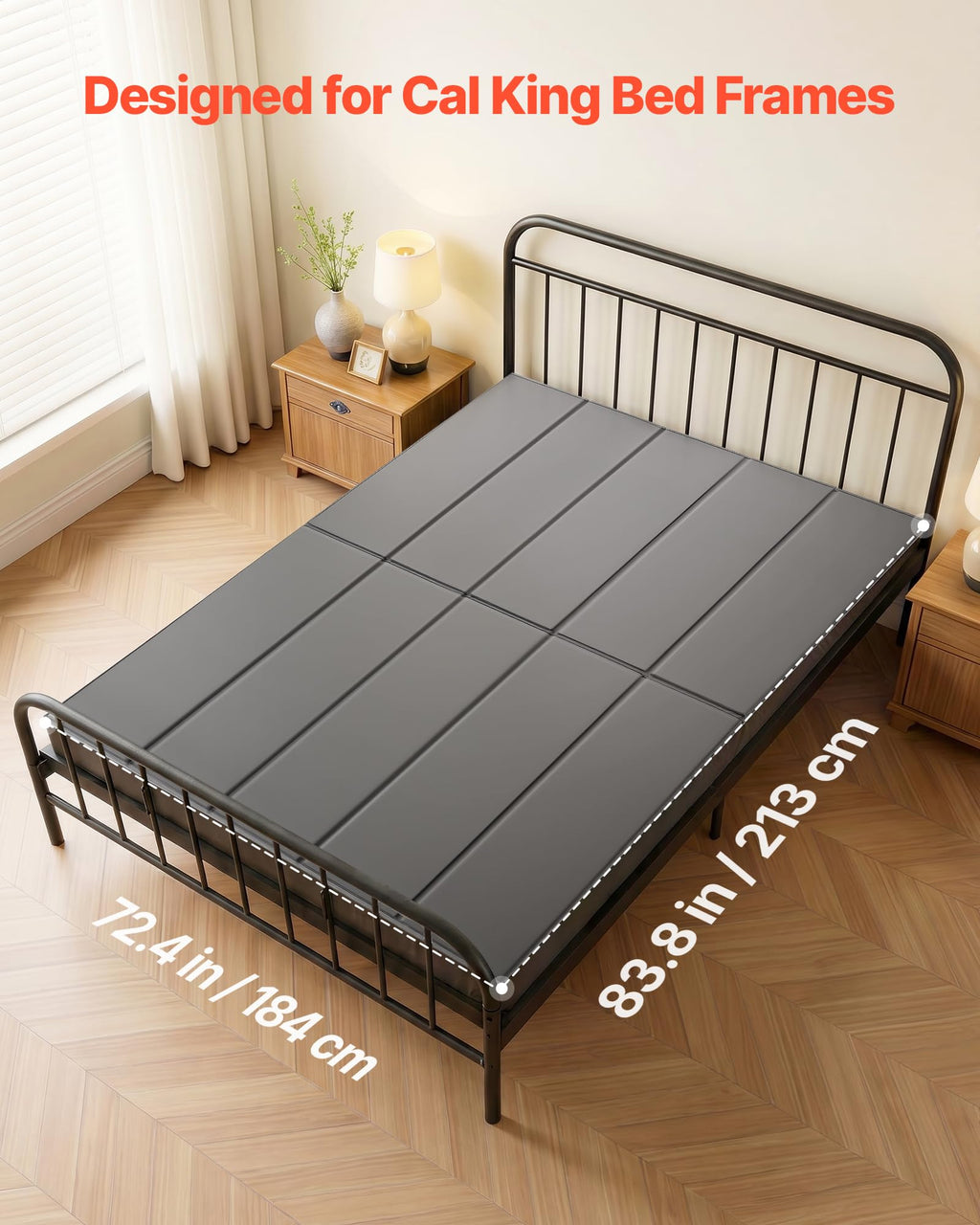 Cal King Size Foldable Bed Board X839412