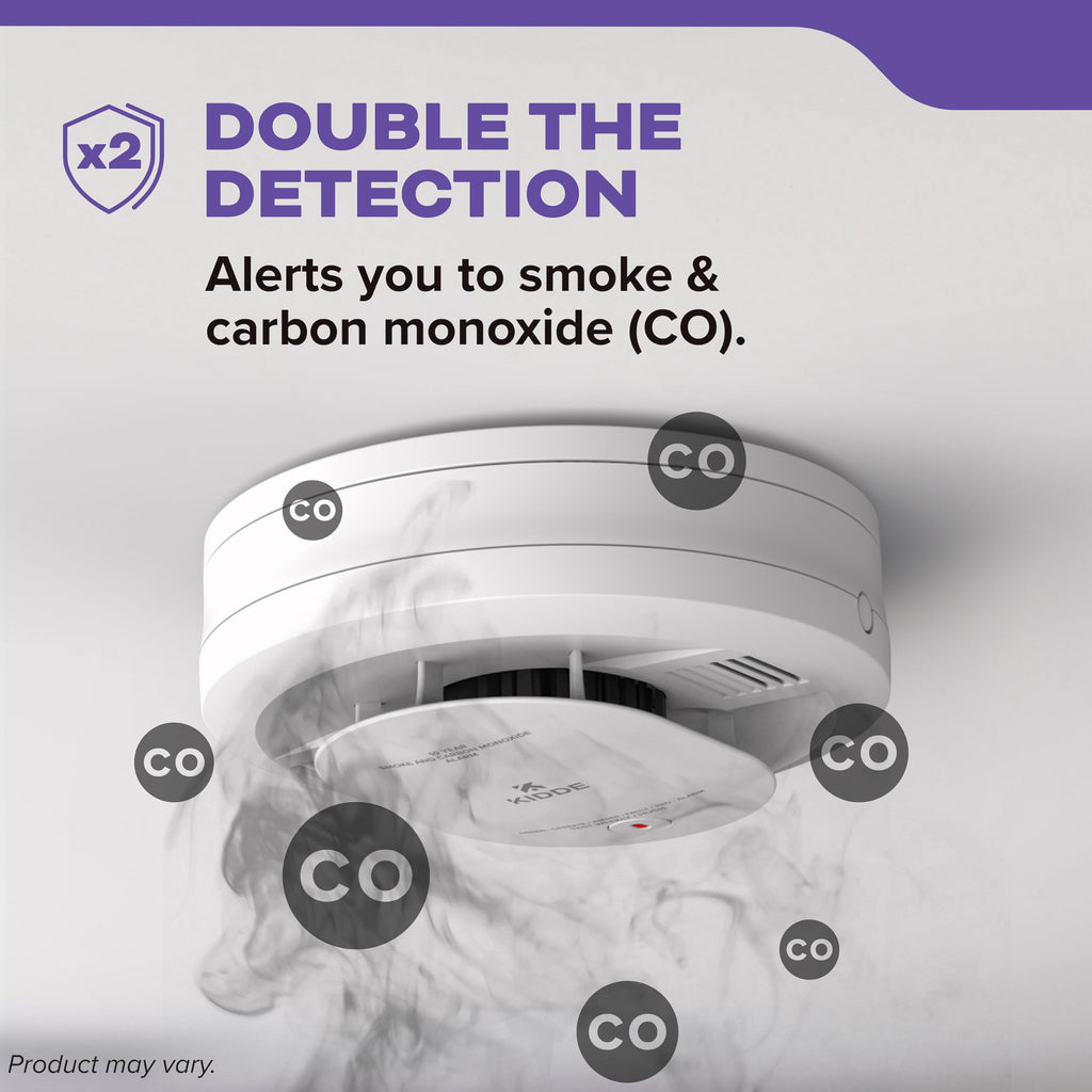 Smoke & Carbon Monoxide Detector, 10-Year Battery, 2 Pack X46494