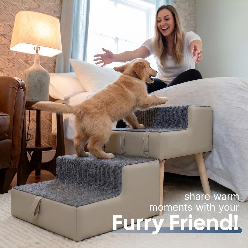 2-in-1 Foldable Dog Stairs & Ottoman K279973