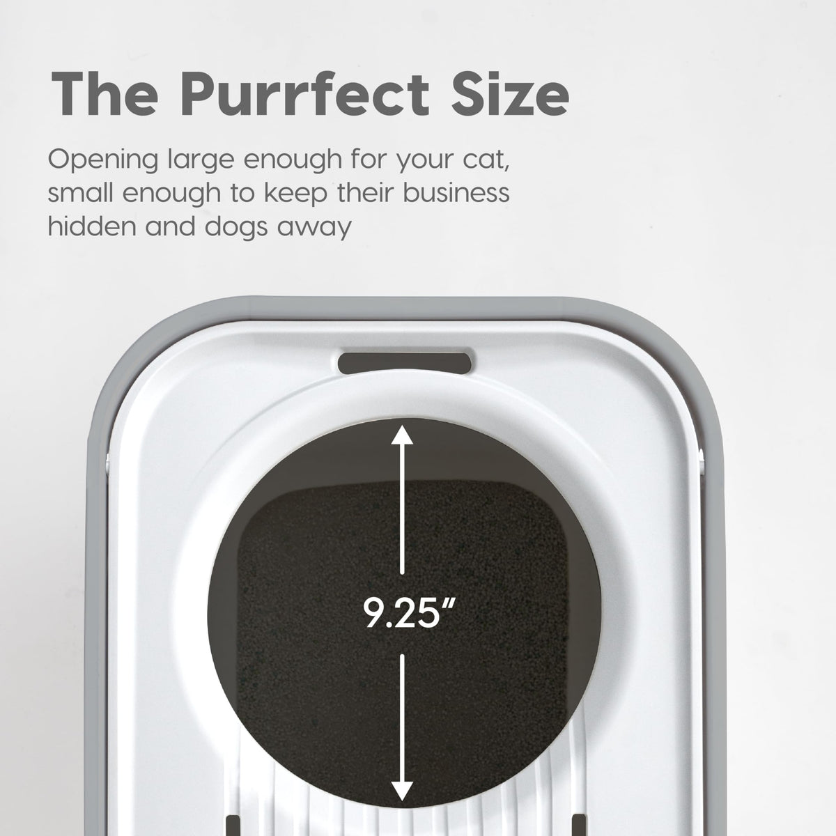 Large Top Entry Hooded Cat Litter Box F467