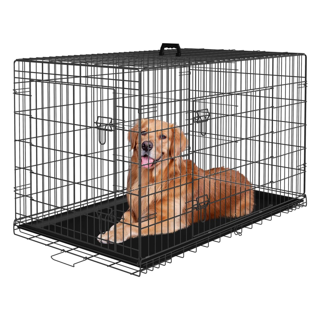 48 Inch Black Dog Crate E11512