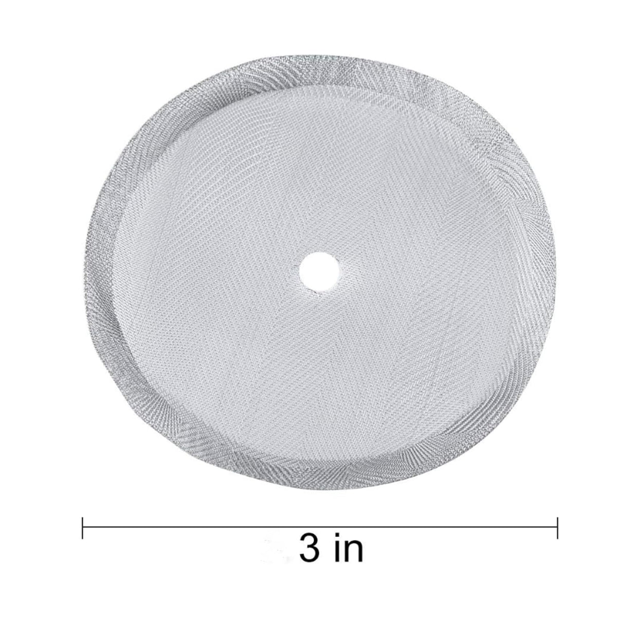 5 Pieces 3 Inch Stainless Steel Reusable French Press Filters D2693