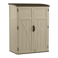 Water Resistant Resin Vertical Outdoor Storage Shed 54 cu. ft. H4630