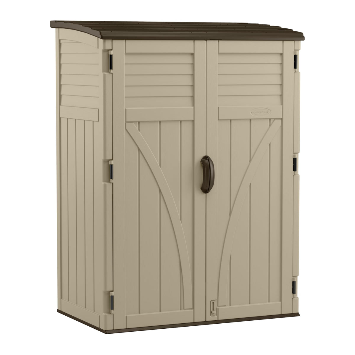 Water Resistant Resin Vertical Outdoor Storage Shed 54 cu. ft. H4630