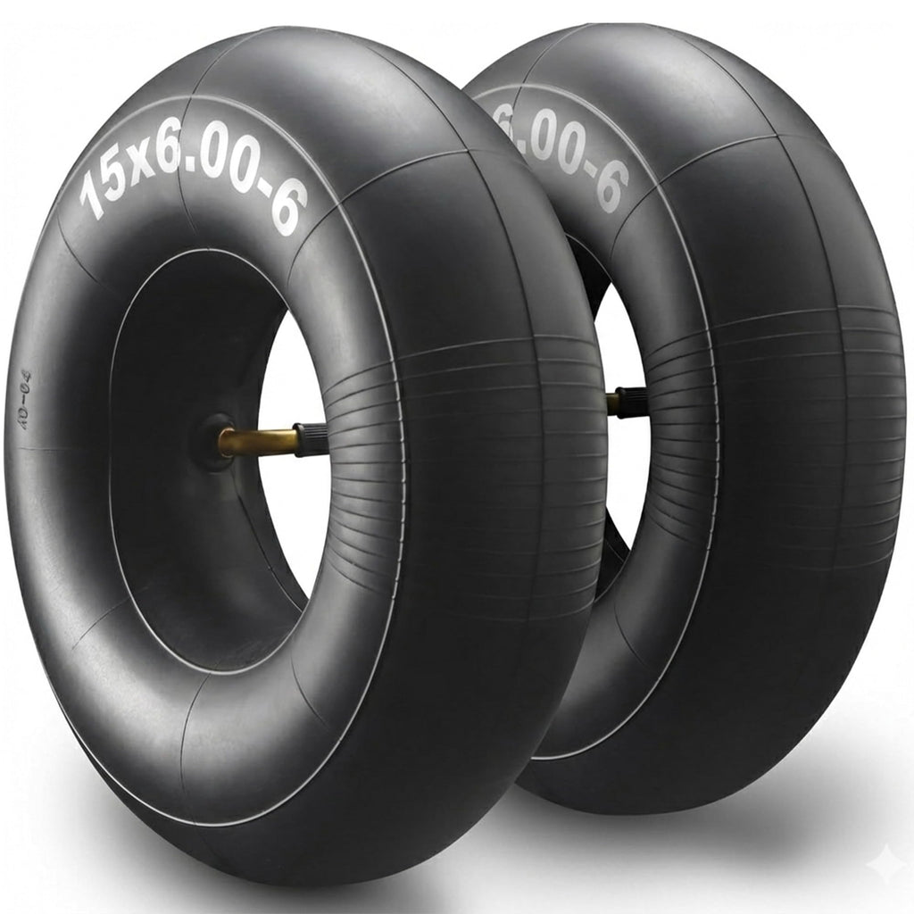 15x6.00-6" Inner Tubes, 2 Pack with TR-13 Straight Valve Stem U45215