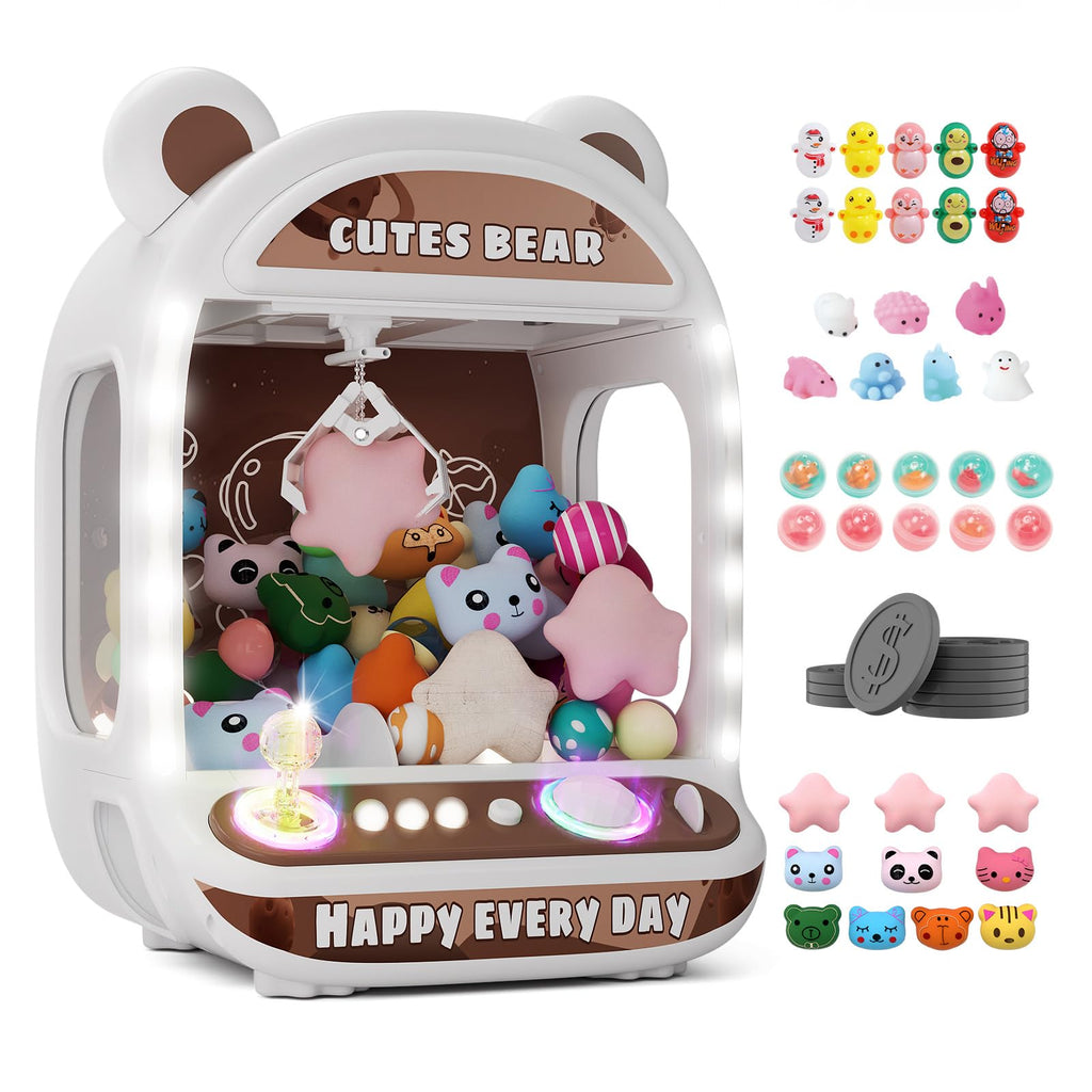 Claw Machine with Mini Animal Plush Toy D627