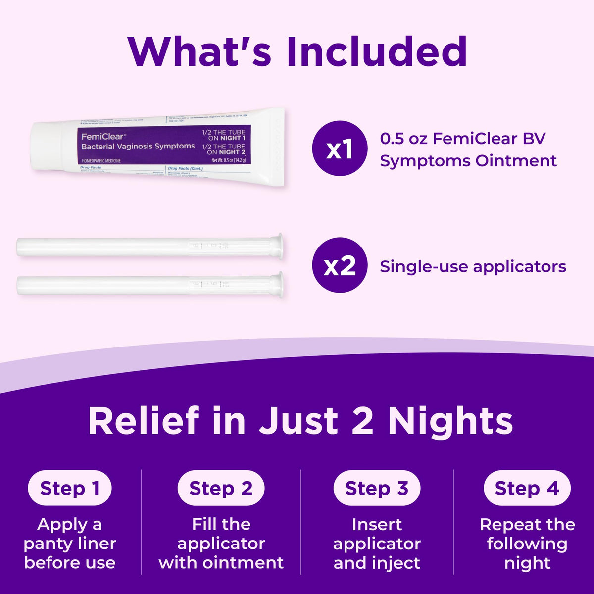 Bacterial Vaginosis Symptoms Ointment, 0.5 Oz Y428255