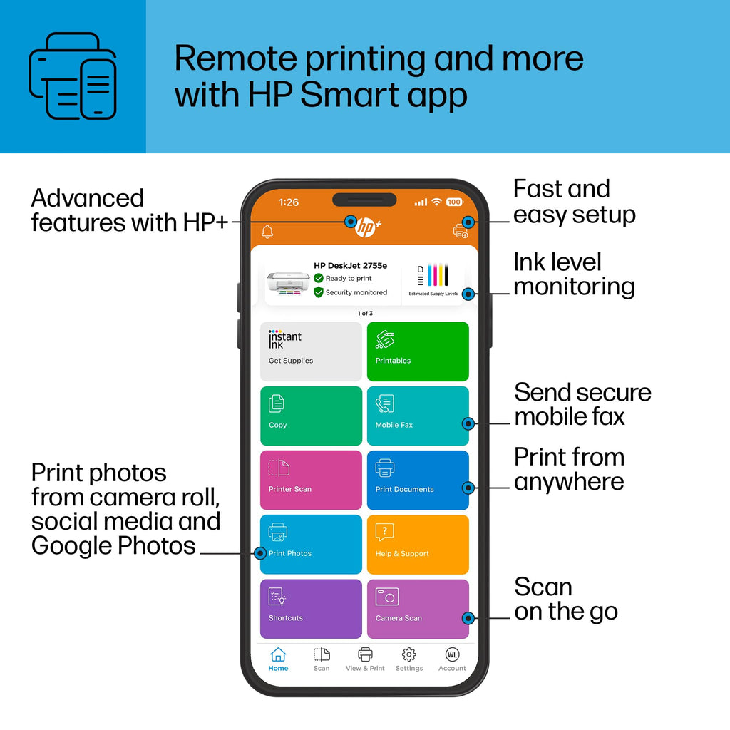 Wireless Color Inkjet Printer M788