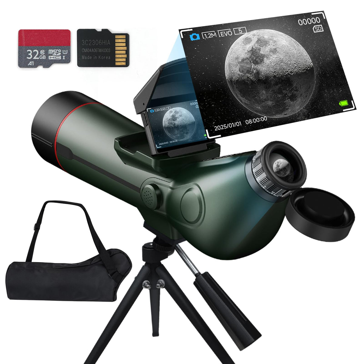Auto-Focus Portable Digital Electronic Telescope M8225