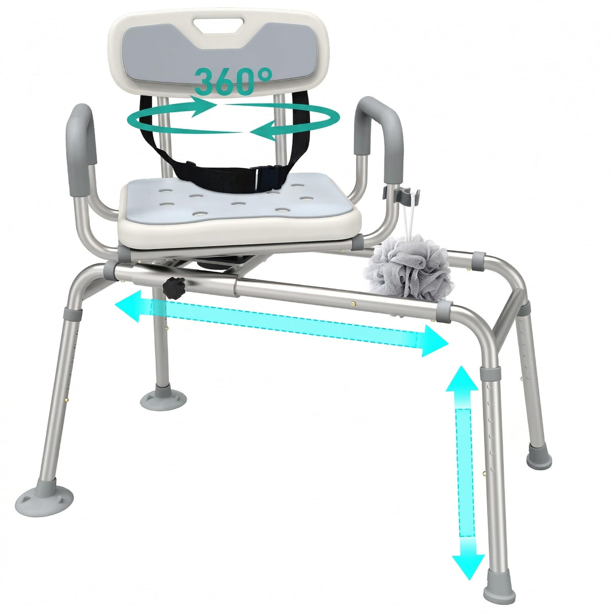 Tub Transfer Bench with Swivel Seat B15657