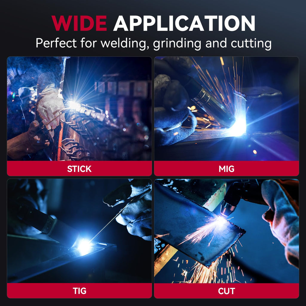 Auto Darkening Welding Helmet Large View V937968